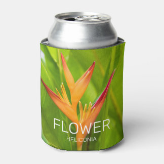 Heliconia Blume Design der Pflanze Dosenkühler