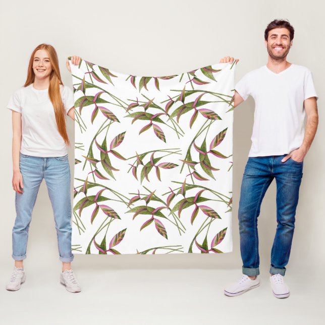 Heliconia Fleece Blanket (Beispiel)