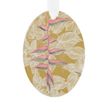 Heliconia & Lauhala, reversible Māla Lani