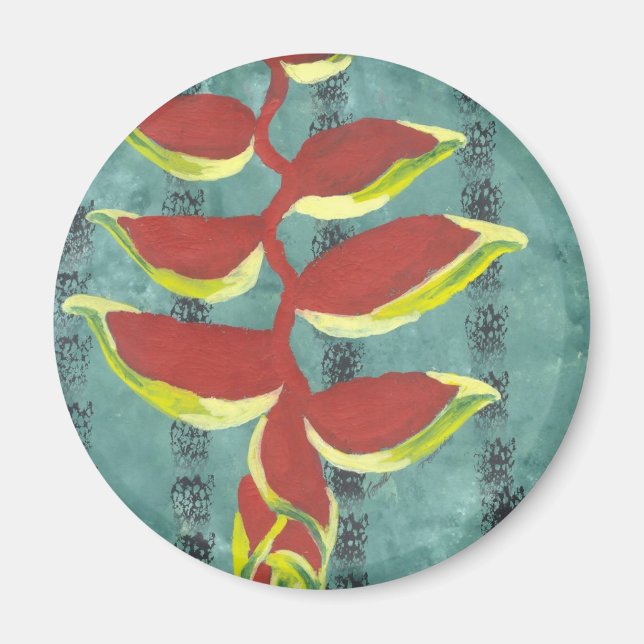 Heliconia Magnet (Vorne)