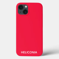 Heliconia roter Farbname Case-Mate iPhone Fall