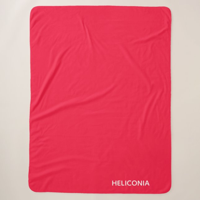 Heliconia roter Name Sherpadecke (Vorderseite)