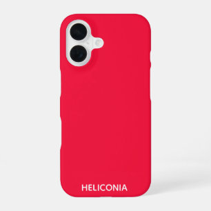 Heliconia Rotfarbname iPhone 16 Hülle