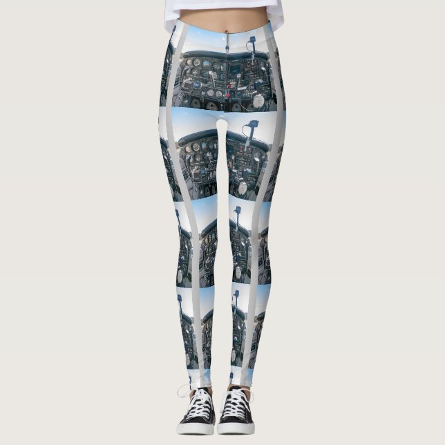 HELICOPTER KONTROLLE PANEL LEGGINGS (Vorderseite)