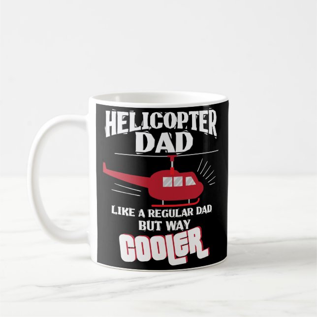 Helicopter Pilot Dad Gift Mug Flight Mechanic Kaffeetasse (Links)