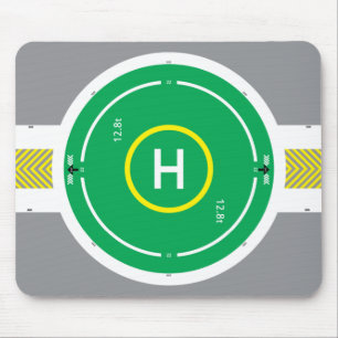 HeliDECK-grüne Mausunterlage Mousepad