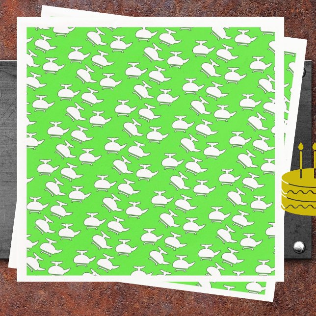 Helikopter-Geburtstagspartei Serviette (Von Creator hochgeladen)