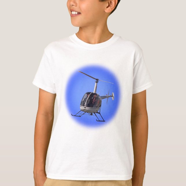 Helikopter Kid's T - Shirt Kid's Helicopter-Shirt (Vorderseite)