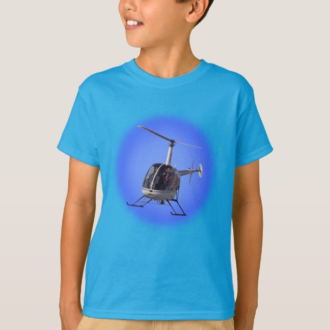 Helikopter Kid's T - Shirt Kid's Helicopter-Shirt (Vorderseite)