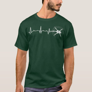 Helikopter-Pilot-Herzschlag T-Shirt
