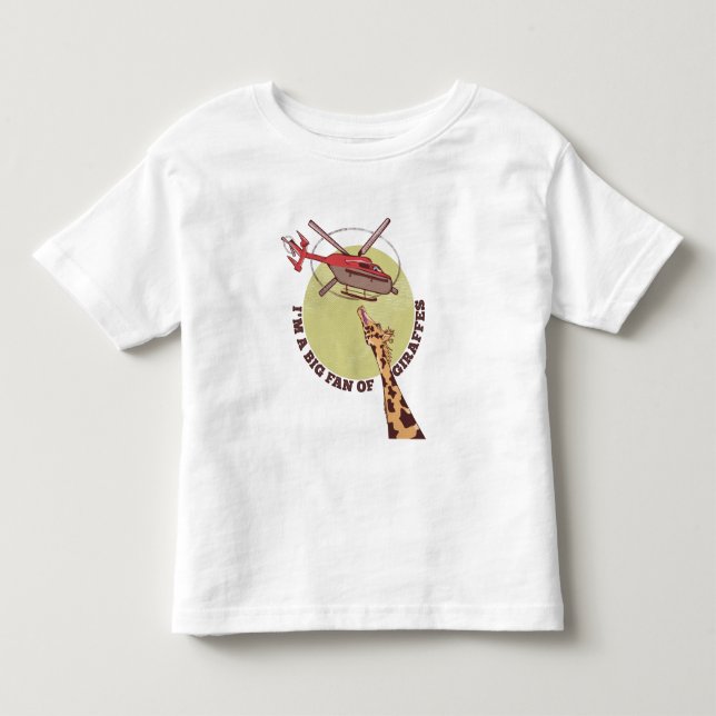 Helikopter Safari Kleinkind T-shirt (Vorderseite)