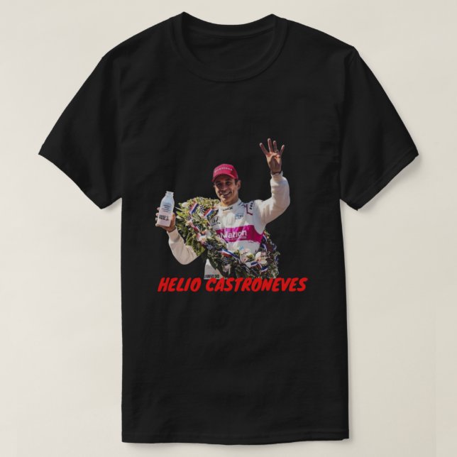 Helio Castroneves 2 T-Shirt (Design vorne)