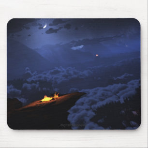 Heliocentrische Nachtmousepad Mousepad