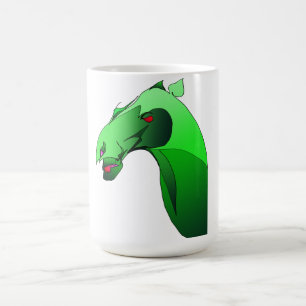 Heliodor Tasse - grüner Pferdedämon