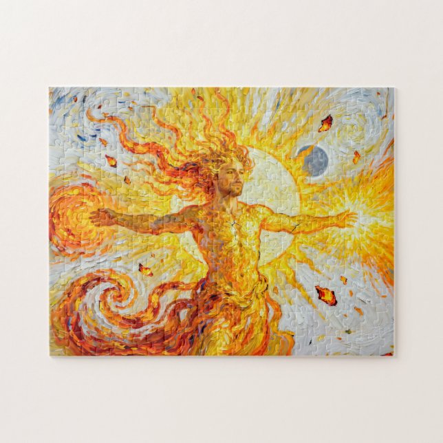 Helios God of the Sun from Greek Mythology Puzzle (Horizontal)