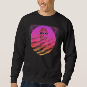 Helios Greece Statue Retro Vaporwave Ästhetischer  Sweatshirt