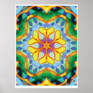 Helios Kinematische Collage Kaleidoskop Poster