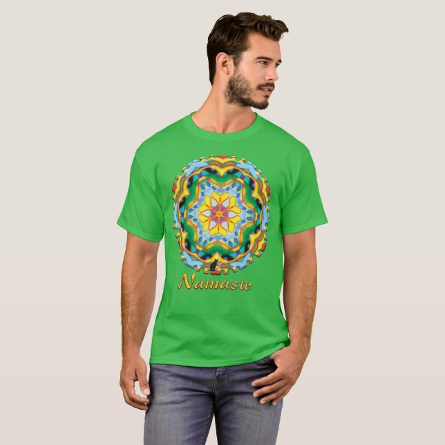 Helios Namaste Kaleidoskop T - Shirt (Vorne ganz)