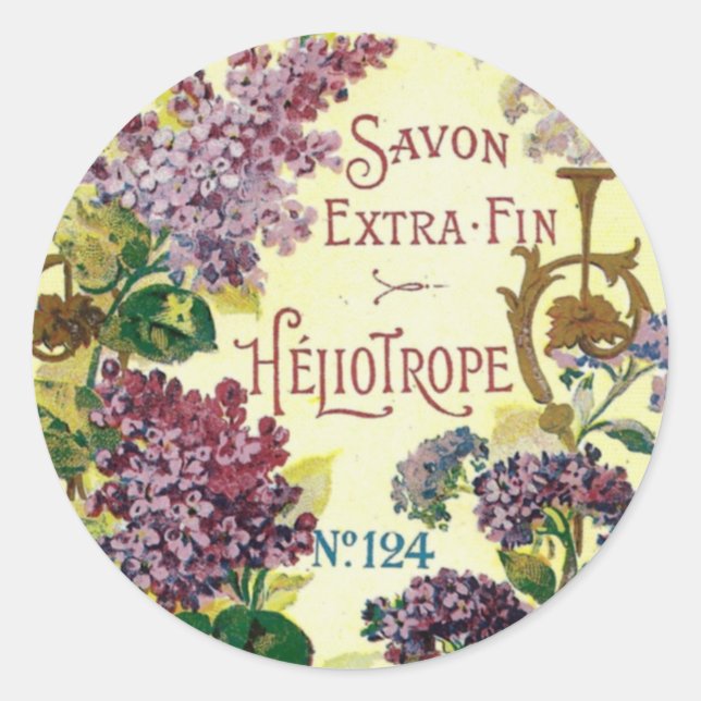 Heliotrope Savon Stickers (Vorderseite)