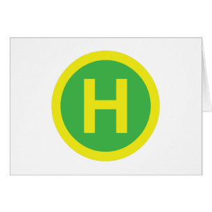 Helipad Sign Card