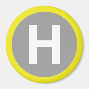 Helipad Sign Magnet