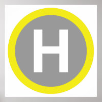 Helipad Sign