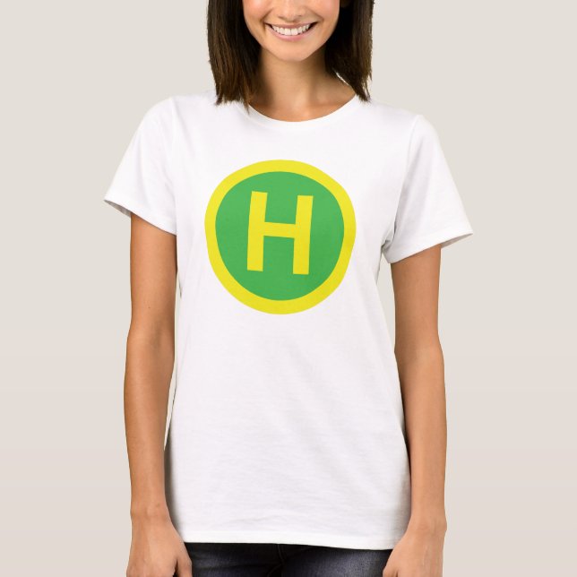 Helipad Sign T-Shirt (Vorderseite)