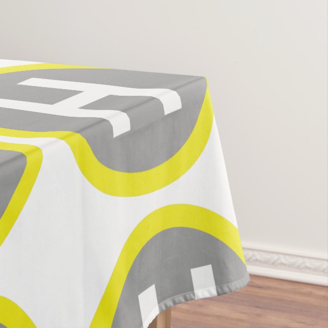 Helipad Sign Tischdecke (Beispiel)