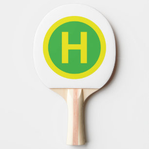 Helipad Sign Tischtennis Schläger