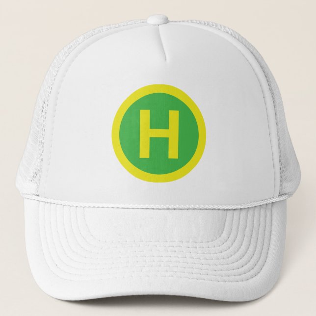 Helipad Sign Truckerkappe (Vorderseite)