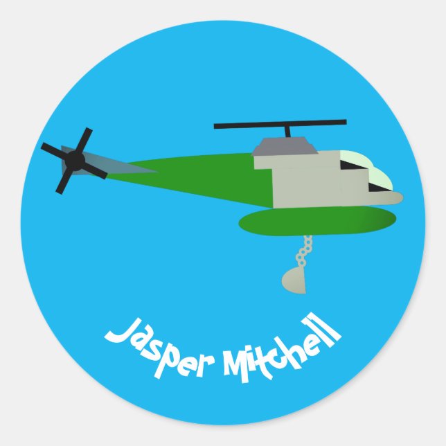 Helitack Runder Aufkleber (Vorderseite)