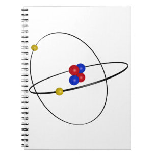 Helium Atom Notizblock