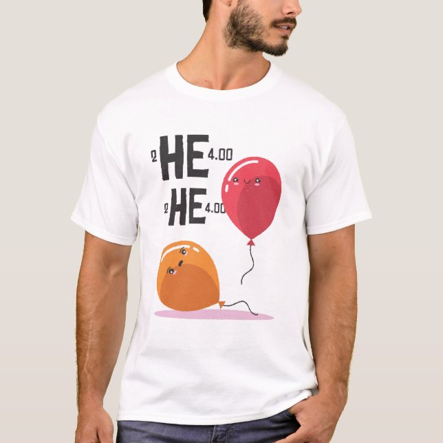 HELIUMBALLOON MEMO lustiger T - Shirt  (Vorderseite)