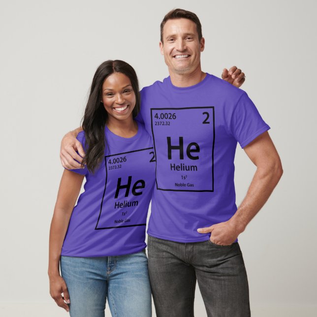 Heliumelement (schwarz) T - Shirt (Unisex)