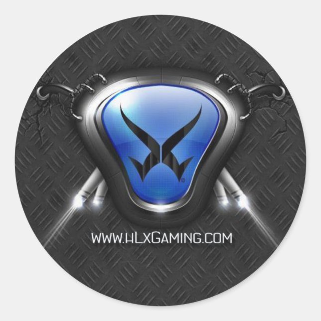HeLix Gaming-Sticker Runder Aufkleber (Vorderseite)