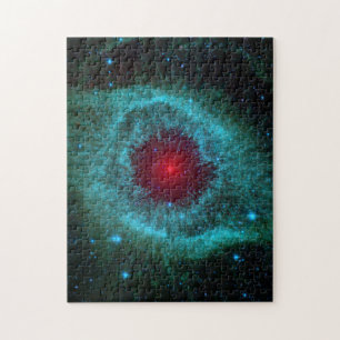 Helix-Nebel, schöne Sterne in der Galaxie Puzzle