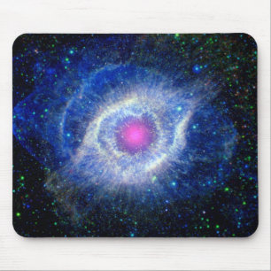 Helix-Nebel Ultraviolettes Auge Gottes Weltraumfot Mousepad