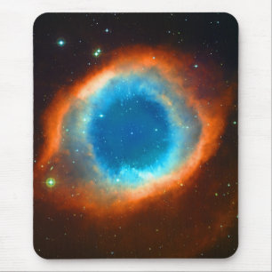 Helix Nebula, Galaxien und Sterne Mousepad