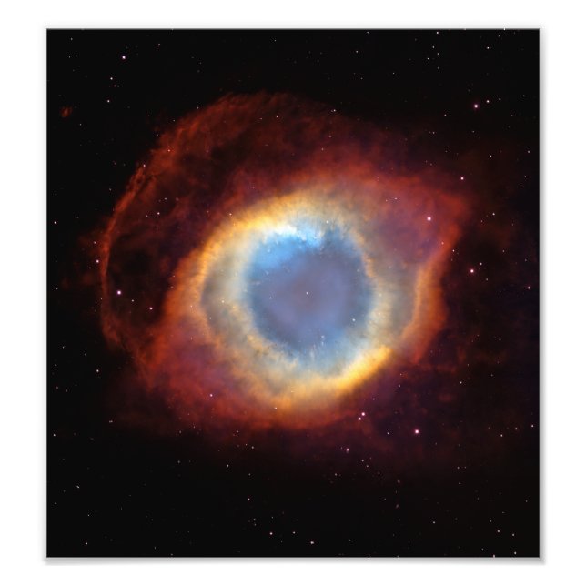Helix Nebula (Hubble Telescope) Fotodruck (Vorne)