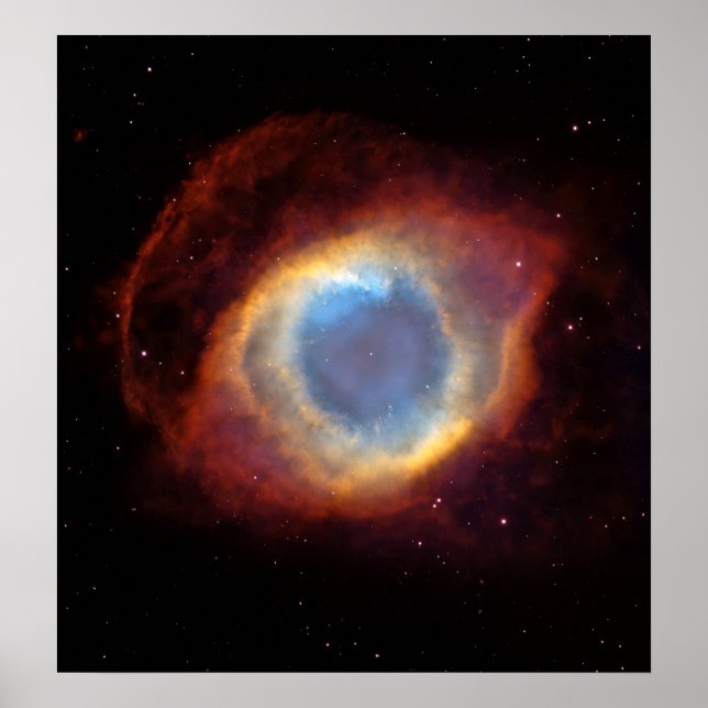 Helix Nebula (Hubble Telescope) Poster (Vorne)