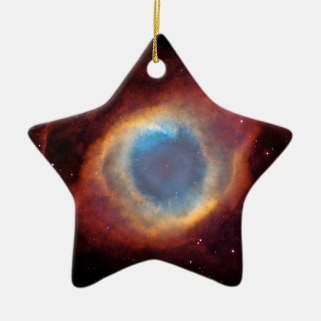 Helix Nebula Keramik Ornament (Vorne)