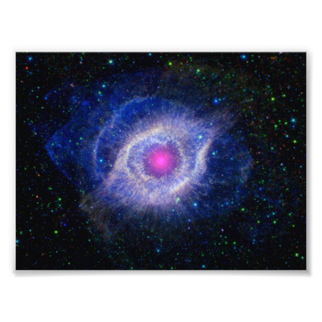 Helix Nebula NASA Lila Fotodruck (Vorne)