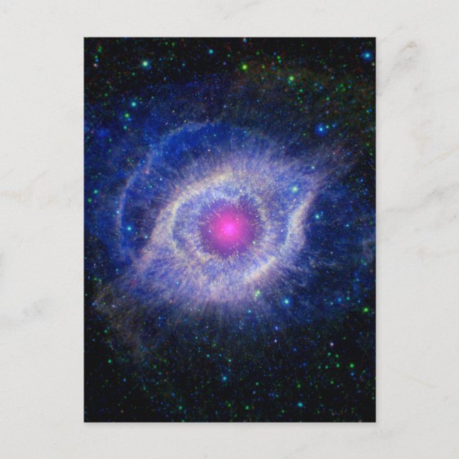 Helix Nebula NASA Lila Postkarte (Vorderseite)