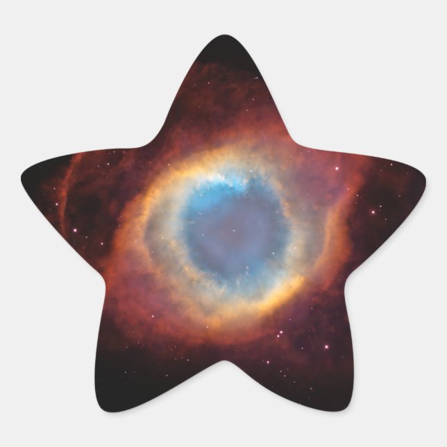 Helix Nebula Stern-Aufkleber (Vorderseite)
