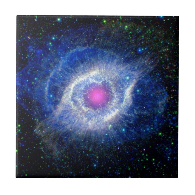 Helix Nebula Ultraviolettes Auge des Fotos des Wel Fliese (Vorderseite)