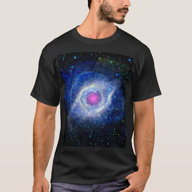 Helix Nebula Ultraviolettes Auge des Fotos des Wel T-Shirt (Vorderseite)