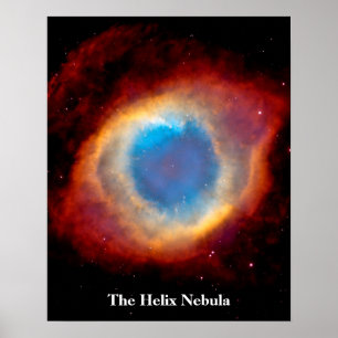 Helix-Planetarischer Nebel NGC 7293 - Auge Gottes Poster