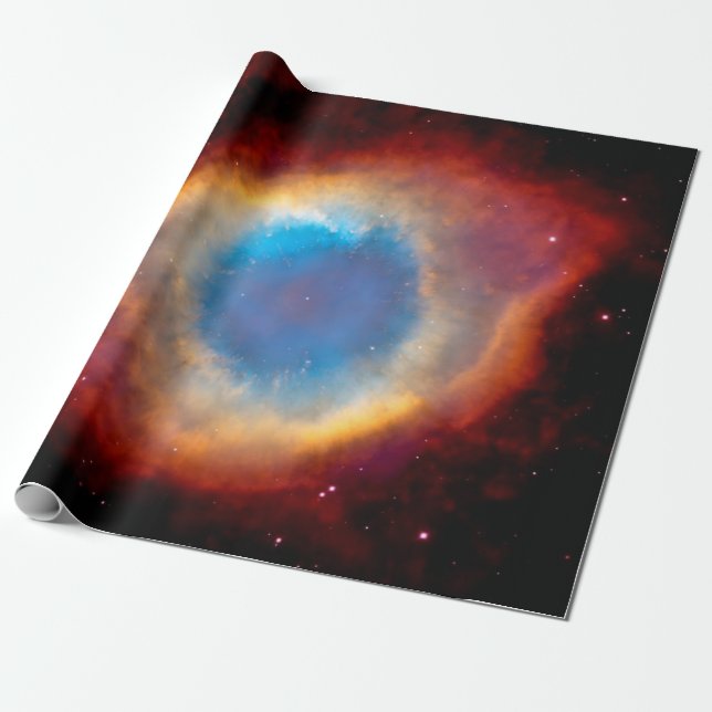 Helix Planetary Nebula NGC 7293 - Auge Gottes Geschenkpapier (Ungerollt)