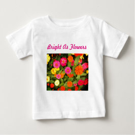 Hell als Blumen Pink Kleinkind Ruffle T-Shirt