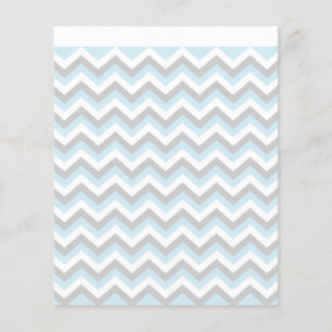 Hell Aqua Türkis Chevron Chic ZigZag Muster Flyer